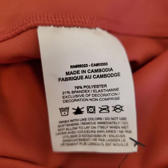 Nike one canyon rust full length leggings plus size 3X NEW!!!!! - Picture 8 of 9